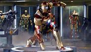Malibu Mansion Attack - Mark 42 Suit Up Scene - Iron Man 3