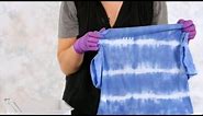 How to Make Tie Dye Stripes | Tie Dyeing