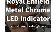 SHOP NOW: Royal Enfield Metal Chrome LED Indicator Set with different colour glasses, only for ₹2600, with additional courier charges. 📞: 91 8377845339 #royalenfield #enfieldindia #royalenfieldeurope #bullet #bikersofinstagram #royalenfieldindia #delhi #bikingbrotherhood #indicator #indicatorset #foglight #chrome #metalchrome #metalchromeindicator #redindicator | India On Motorcycles
