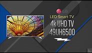 LG 49 Silver UHD 4K LED HDR Smart HDTV WebOS 3.0 49UH6500 - Overview