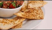 Crispy Baked Tortilla Chips Recipe - Laura Vitale - Laura in the Kitchen Episode 378