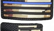 American Flag USA Flags Patches - Flexible PVC TPU Rubber Hook and Loop Tactical Morale Patch Pride Flag Patch for Dog Collars Vest Hat Uniform Bag Support Police Military Patches (BLKBLUELINE)