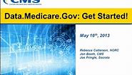 Data.Medicare.Gov: Get Started!