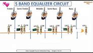 5 Band Equalizer Circuit | Schematic