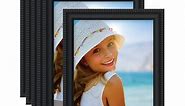 Icona Bay 5x7 Black Picture Frames, Shabby-chic Style, 6 Pack, Inspirations Collection (US Company)