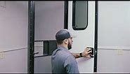 DEXTER TV - How to Replace a Standard RV Screen Door Latch Assembly