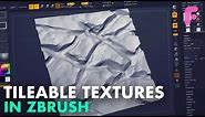 Making Tileable Textures in ZBrush - Top ZBrush Trick