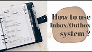 How to use the Inbox/Outbox System from Cloth and Paper