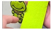 Colorful Custom Logo Fabric Felt Strap Keychain With Cartoon Charm