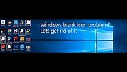 If you have Windows 10 blank white icon issue? Then watch this video