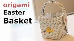 Origami Easter Basket - DIY - Paper Kawaii