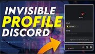 How To Become Invisible On Discord - Discord Invisible Name + Profile 2022