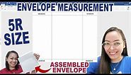 5R SIZE ENVELOPE MEASUREMENT USING MICROSOFT WORD (MS WORD) | Cassy Soriano