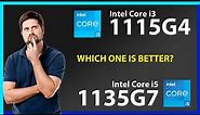 INTEL Core i3 1115G4 vs INTEL Core i5 1135G7 Technical Comparison