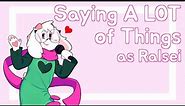 Saying A LOT of Things as Ralsei
