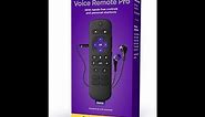 Unboxing, Setup Roku Voice Remote Pro | Rechargeable voice remote with TV controls