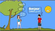 French Greetings Song for Children - Bonjour!