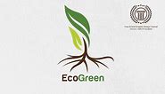 Adobe illustrator Logo Tutorial - How to Design a green leaf plant logo