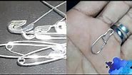 how to make a fishing snap with a safety pin| DIY