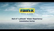 Rain-X® Latitude® Water Repellency Wiper Blade Installation - Large J-Hook