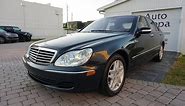 This Mercedes-Benz S 350 W220 Sedan is Light and Nimble for an S-Class, and a Joy to Drive *SOLD*