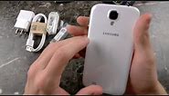 Samsung Galaxy S4 White Unboxing & First Look