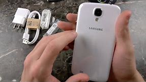 Samsung Galaxy S4 White Unboxing & First Look