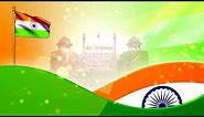 26 January background Video - copyright free Republic day animated background for wishes and news