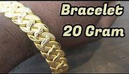Lightweight Gold Bracelet For Men's | 20 Gram Bracelet