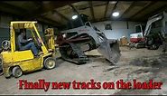 Installing New Tracks, Sprockets, Idlers And Rear Rollers On A Takeuchi TL250