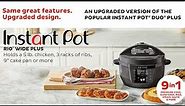 Instant Pot Rio Wide Plus, 9-In-1 Electric Multi-Cooker | Instant Pot Duo Plus | Instant Pot 101