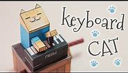 Keyboard cat automata papercraft (step by step tutorial)