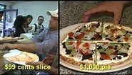 New York: Pizza from $1 to $1,000