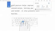 TypingClub: Virtual Hands and Keyboard