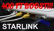 Starlink WI-FI Signal Boosting! 400 Ft range using a Ubiquity M2 with the existing Starlink router.