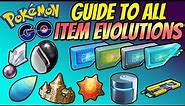 Guide to ALL ITEM EVOLUTIONS in Pokemon GO