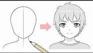 How to Draw an Anime Boy (12 Steps With Proportions)