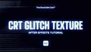 FREE Glitch Textures: How To Add Realistic VHS Distortion in After Effects