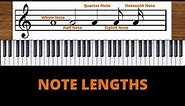 The Different Note Lengths
