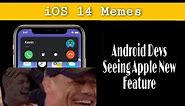 iOS 14 and Apple Memes
