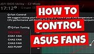 How To Setup & Control ALL PC Fans Speeds On Asus Motherboards Without Armoury Crate