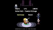 Undertale Start Menu