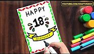 18TH BIRTHDAY CARD IDEAS