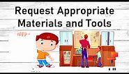 REQUISITION FORM/ REQUEST OF APPROPRIATE TOOLS, MATERIALS & EQUIPMENT