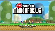 New Super Mario Bros Wii Title Screens (2009, Nintendo)