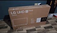 LG UHD TV AI ThinQ 43 inch Unboxing