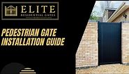Pedestrian Gate Installation Guide Video 1