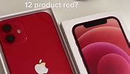 Iphone 12 red 🍎 #iphone #iphone12 #productred #wroclaw #apple