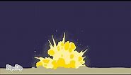 Simple explosion animation flipaclip