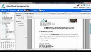 How to Generate a Certificate of Employment
